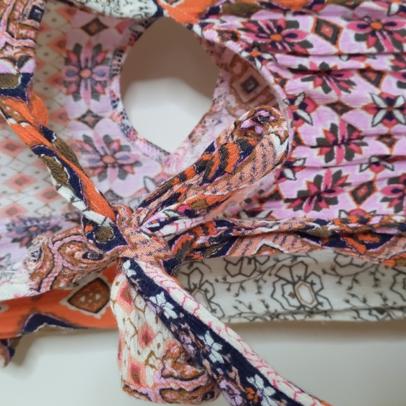 Patchwork pattern mini sundress - Picture 3 of 11